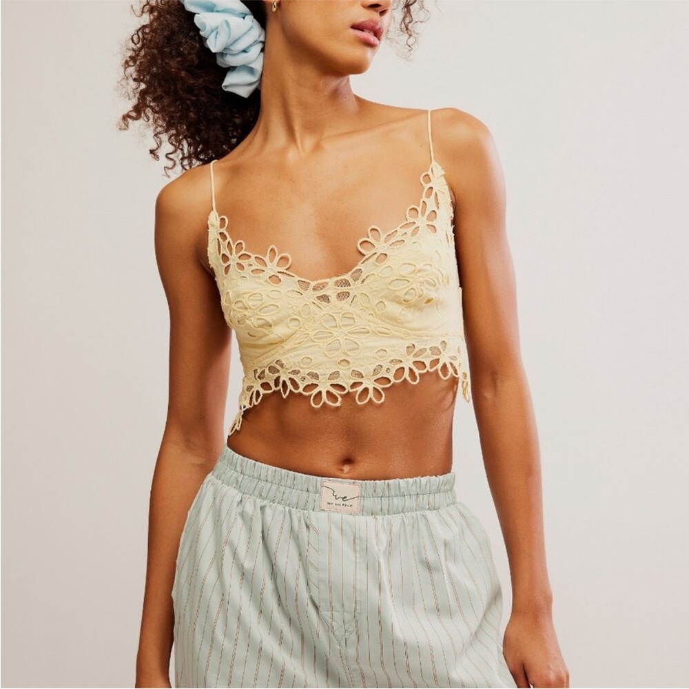 Free People Asteria Bralette in Banana Cream Size XS, S, M & L $48 Retail NWT - Picture 4 of 12